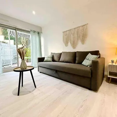 Apartamento Le Cocon Tanit - 4 Prs - Piscine - 5 Min Plages Antibes