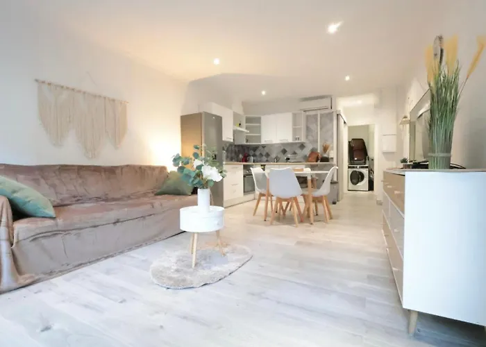 شقة Le Cocon Tanit - 4 Prs - Piscine - 5 Min Plages *